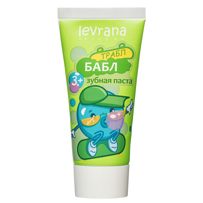 Зубная паста детская Трабл Бабл 50 мл Levrana NTP21 1